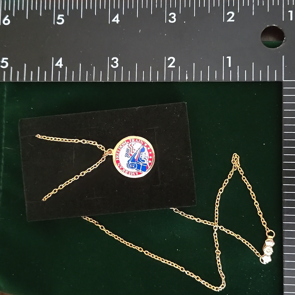 American Freedom Train necklace
